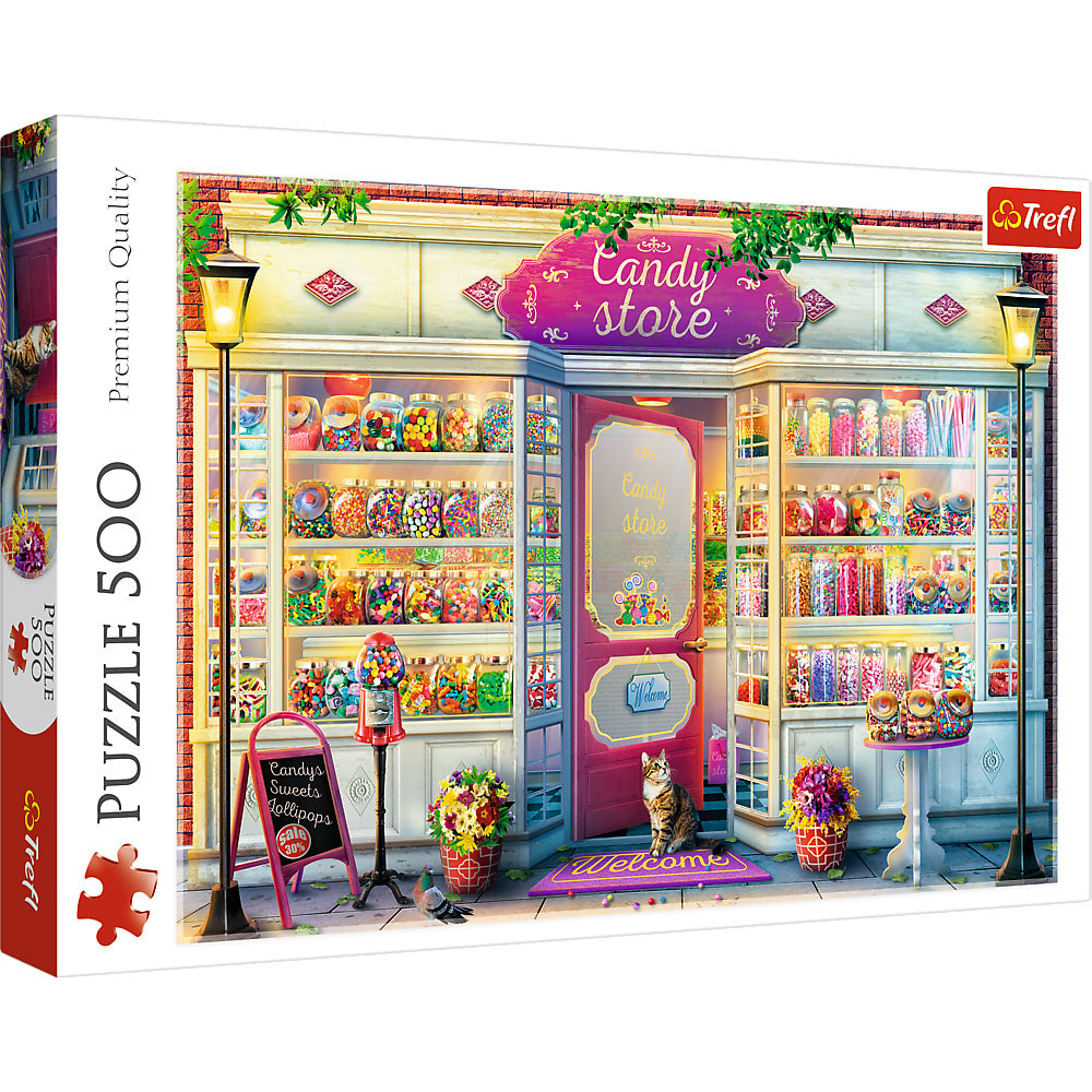 Trefl - Candy Store - 500 Teile Puzzle - Nur CHF 14.90! Jetzt kaufen auf fluxed.ch