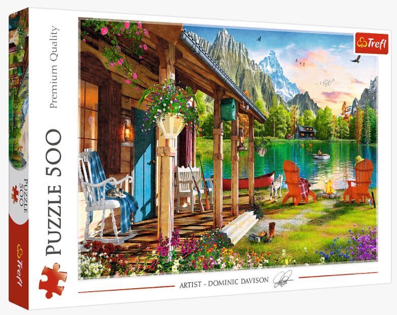 Trefl - Cabin in the Mountains - 500 Teile Puzzle - Nur CHF 14.90! Jetzt kaufen auf fluxed.ch