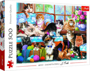 Trefl - Cat Family - 500 Teile Puzzle