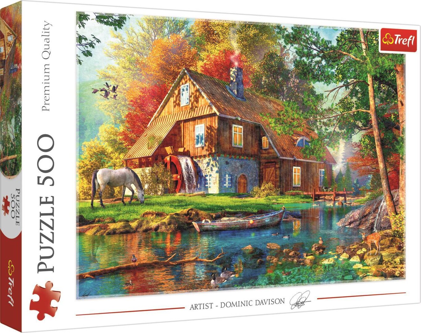 Trefl - Cottage by the River - 500 Teile Puzzle - Nur CHF 14.90! Jetzt kaufen auf fluxed.ch