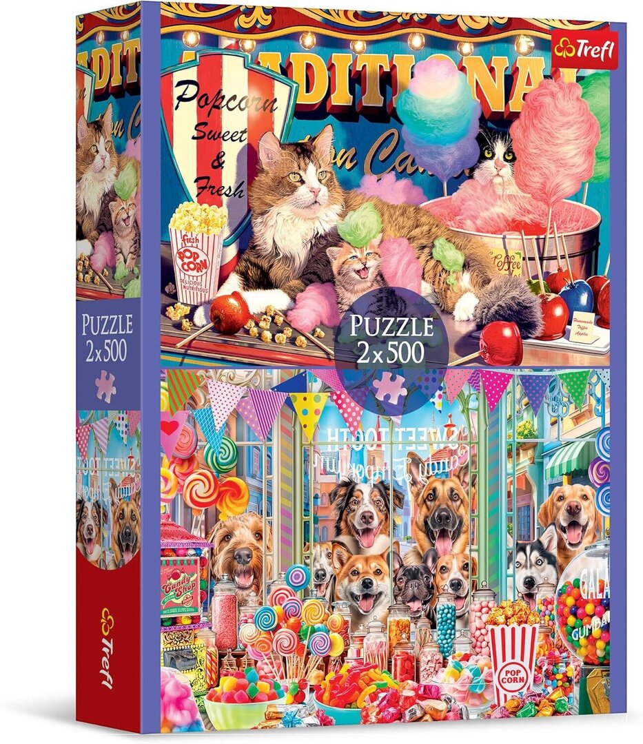 Trefl - Fluffy Friends - 2x500 Teile Puzzle - Nur CHF 16.90! Jetzt kaufen auf fluxed.ch