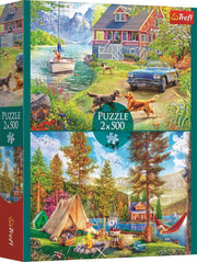 Trefl - Entspannung im Sommer - 2x500 Teile Puzzle