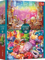 Trefl - Cosmos and Crystals - 2x500 Teile Puzzle