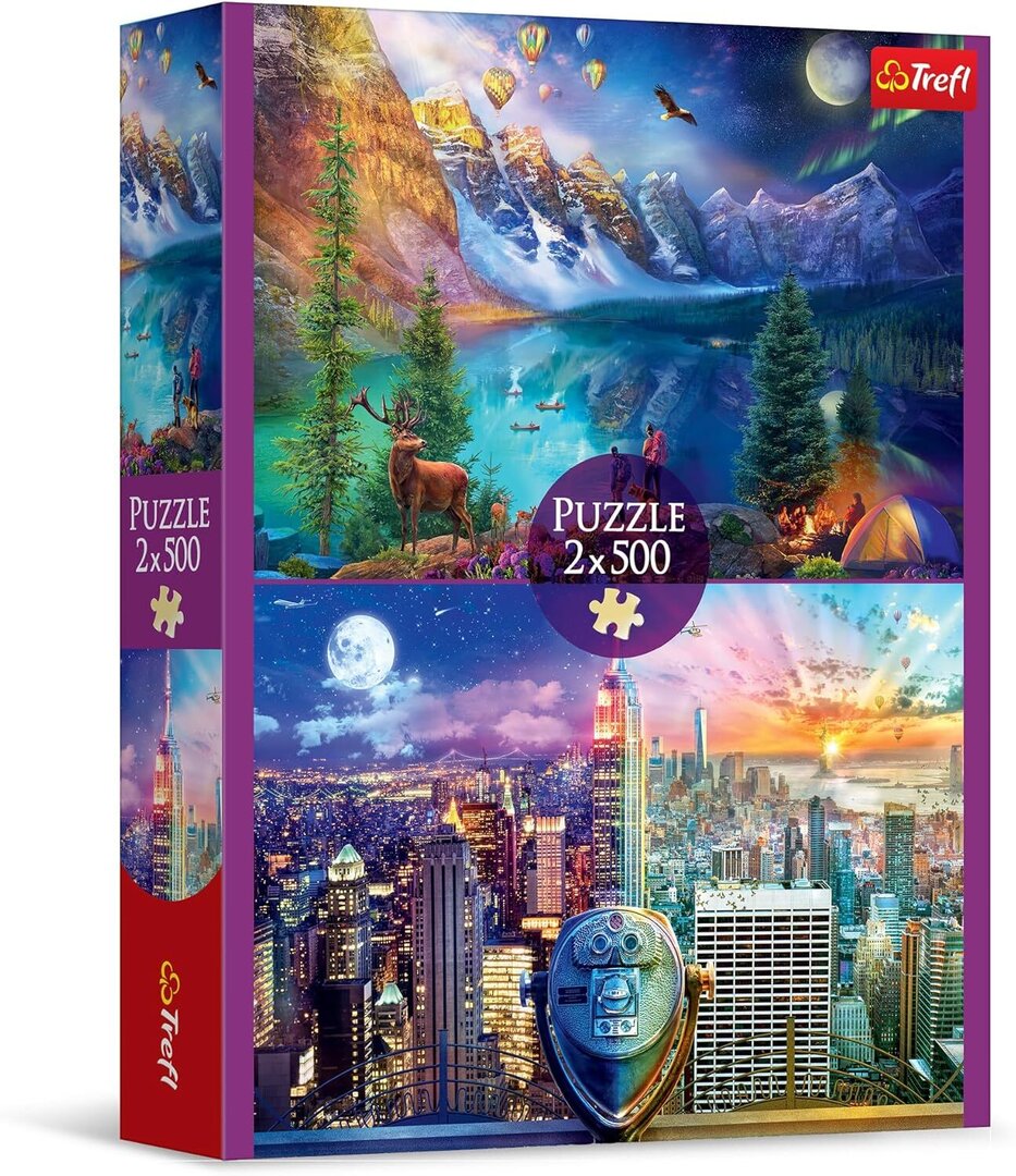 Trefl - American Tour - 2x500 Teile Puzzle - Nur CHF 16.90! Jetzt kaufen auf fluxed.ch