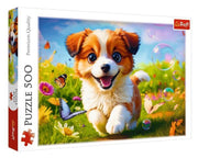 Trefl - Happy Puppy - 500 Teile Puzzle