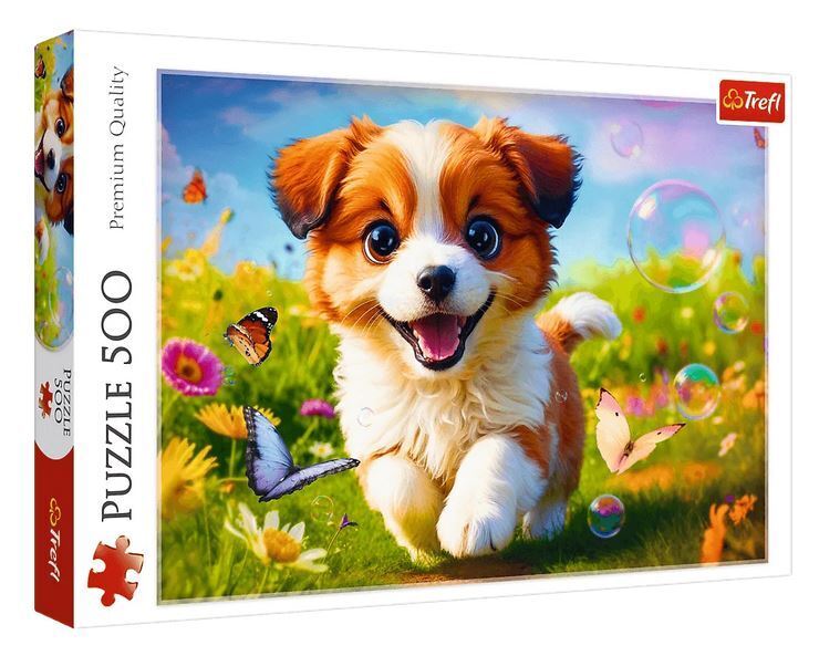 Trefl - Happy Puppy - 500 Teile Puzzle - Nur CHF 14.90! Jetzt kaufen auf fluxed.ch