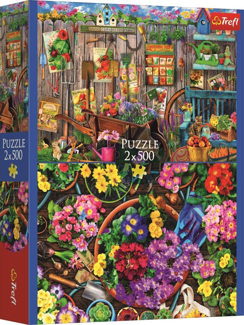 Trefl - Working in the Garden - 2x500 Teile Puzzle - Nur CHF 16.90! Jetzt kaufen auf fluxed.ch