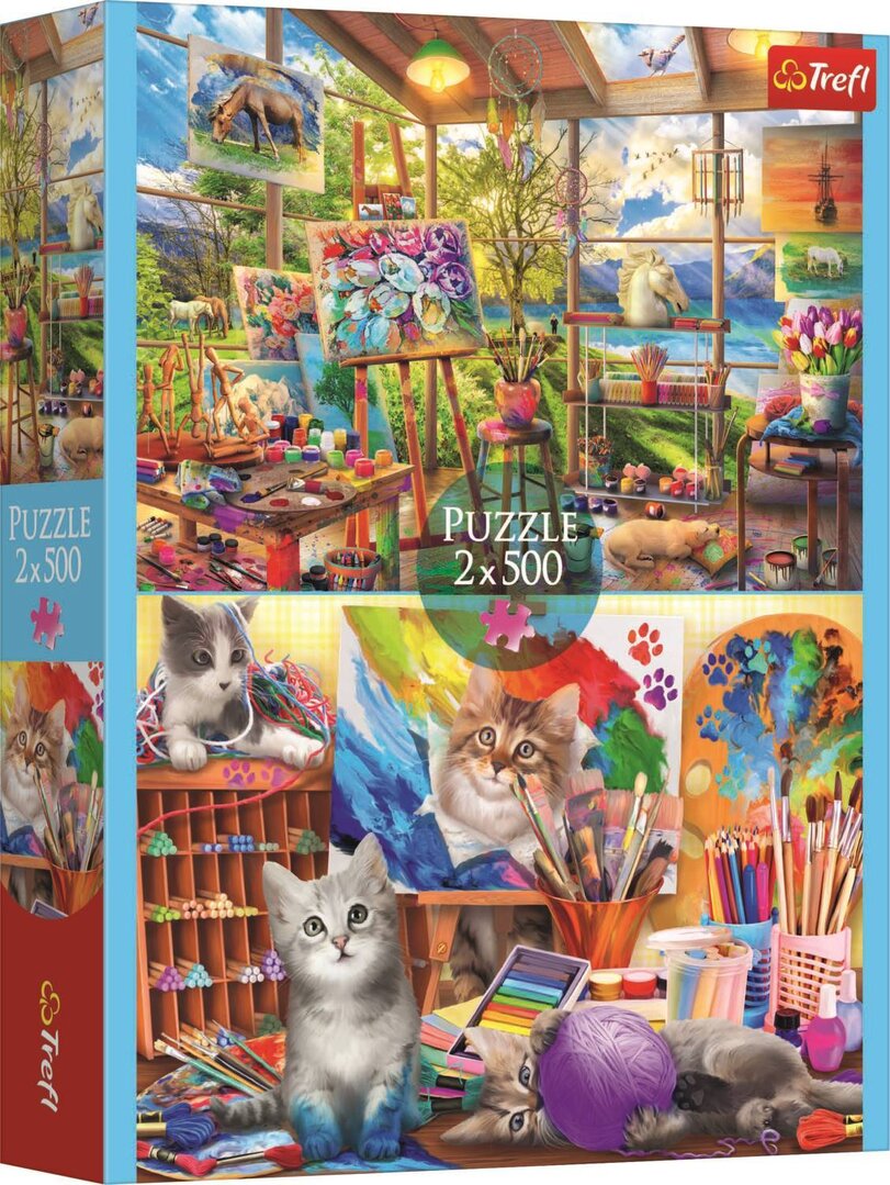 Trefl - The Art of Painting - 2x500 Teile Puzzle - Nur CHF 16.90! Jetzt kaufen auf fluxed.ch