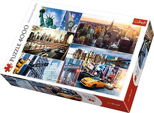 Trefl - New York - Collage - 4000 Teile Puzzle - Nur CHF 39.90! Jetzt kaufen auf fluxed.ch