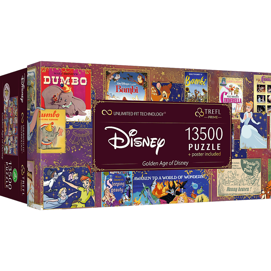 Trefl Prime - Golden Age of Disney - 13500 Teile Puzzle - Nur CHF 74.90! Jetzt kaufen auf fluxed.ch