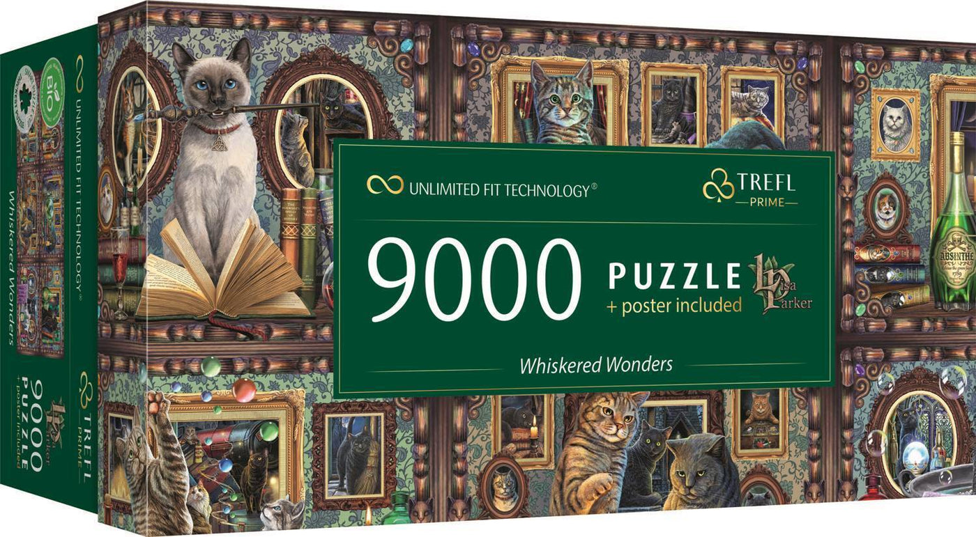 Trefl Prime - Whiskered Wonders - 9000 Teile Puzzle