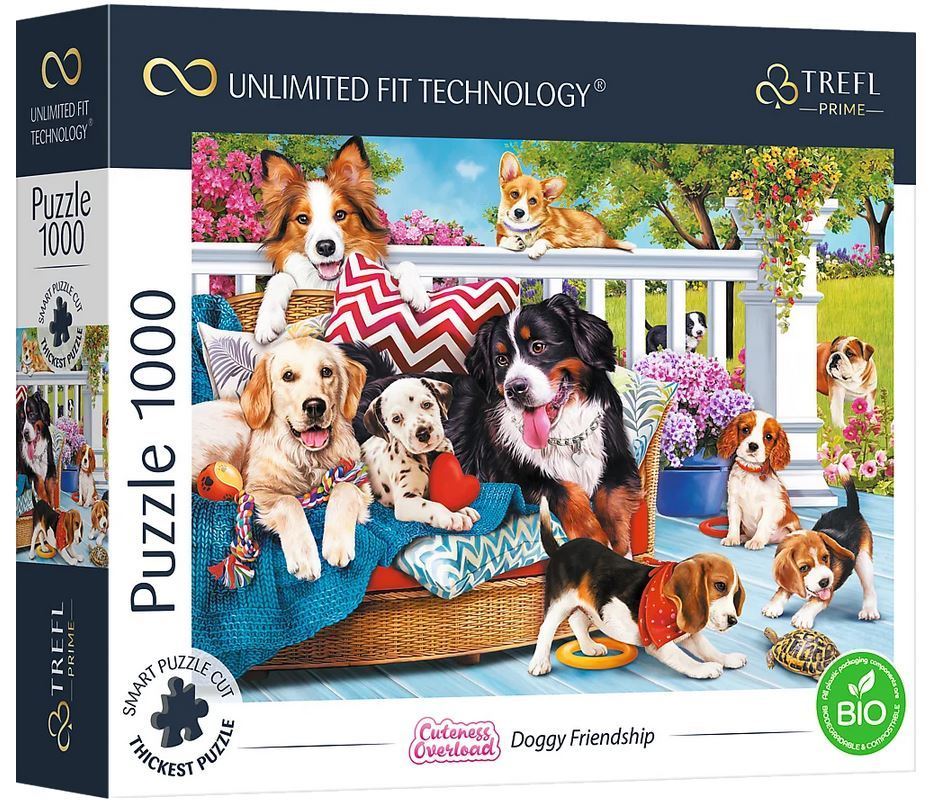 Trefl Prime - Doggy Friendship - 1000 Teile Puzzle - Nur CHF 16.90! Jetzt kaufen auf fluxed.ch