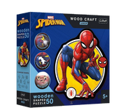Trefl - Spider-Man - Formpuzzle - 50 Holzteile Puzzle
