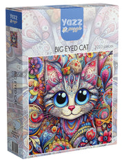 Yazz Puzzle - Big eyed Cat - 1023 Teile Puzzle