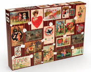 Penny Puzzle - Ye old Valentine Greetings - 1000 Teile Puzzle
