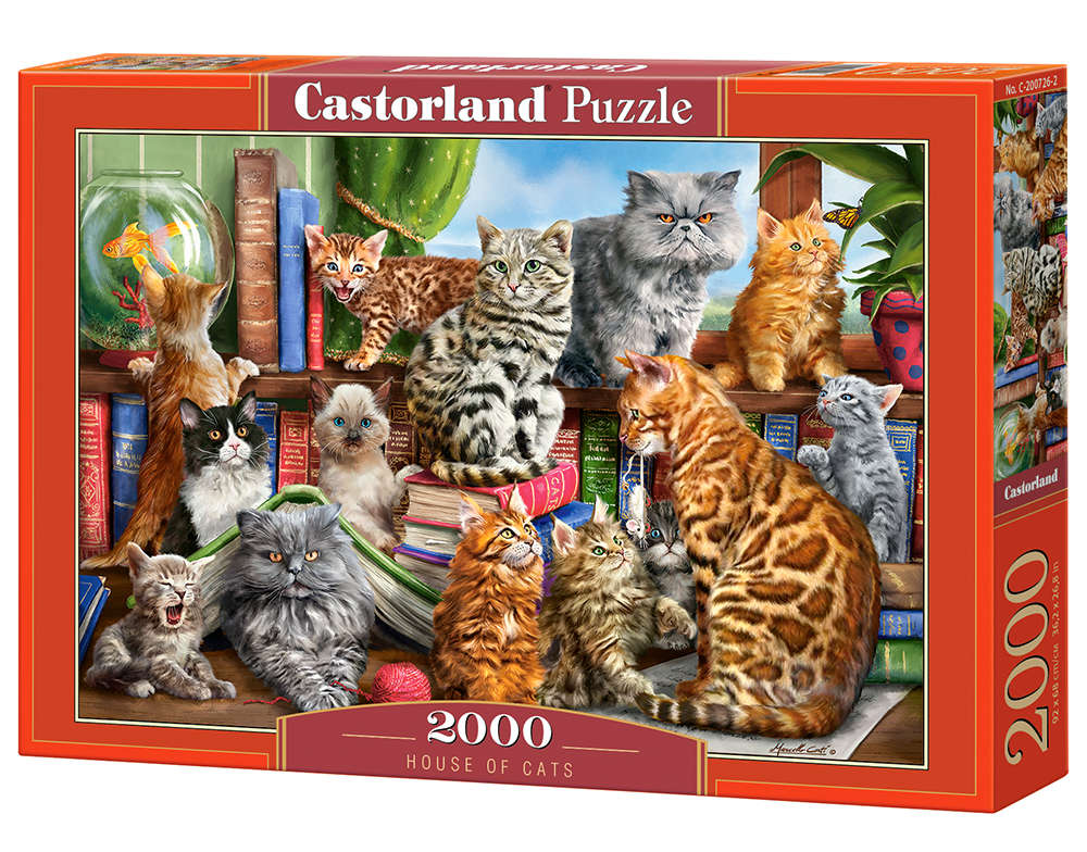 Castorland - House of Cats - 2000 Teile Puzzle - Nur CHF 26.90! Jetzt kaufen auf fluxed.ch