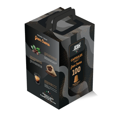 Caffè Izzo | Gran Crema - 100 Kaffeekapseln - Nespresso®* kompatibel