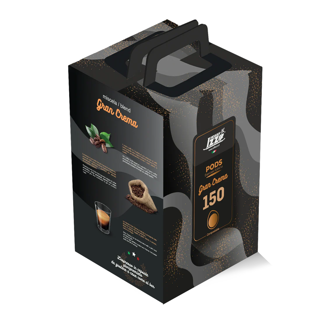 Caffè Izzo | E.S.E Kaffeepads Gran Crema - 150 Stk.
