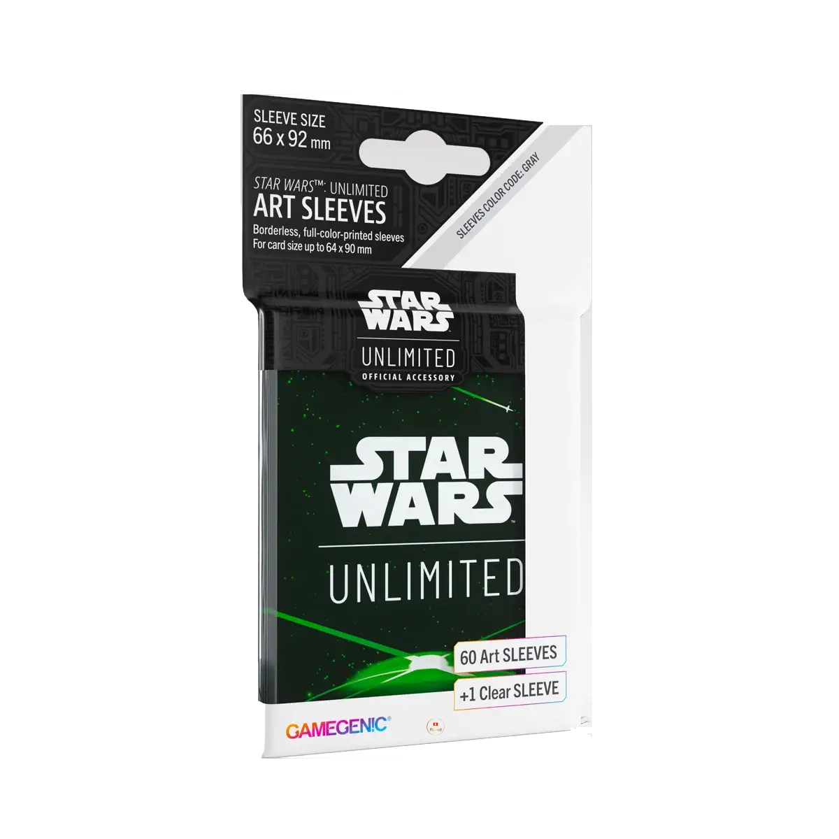 Gamegenic - Star Wars: Unlimited Art Sleeves - Card Back Green - Nur CHF 9.90! Jetzt kaufen auf fluxed.ch