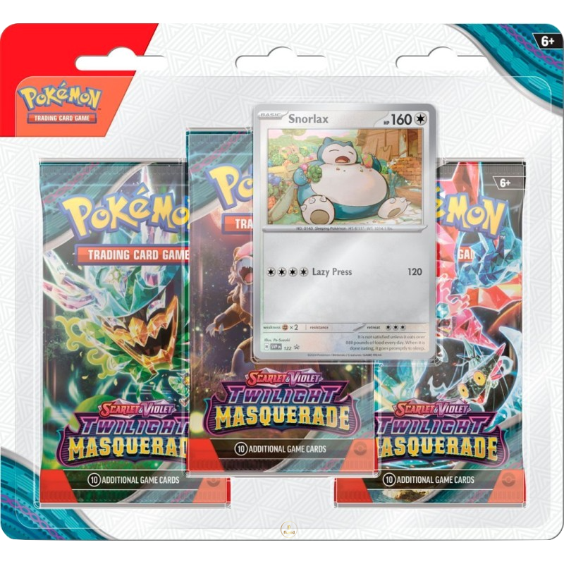 Pokémon | Twilight Masquerade Three Pack Blister - Nur CHF 18.90! Jetzt kaufen auf fluxed.ch