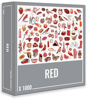 Cloudberries - Red - 1000 Teile Puzzle