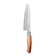BregagliaKnife | Santoku 17 cm - Nussbaum, Swiss Made