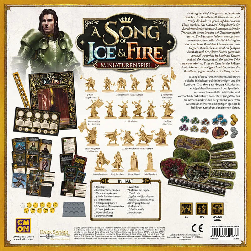 A Song of Ice & Fire - Baratheon Starterset Grundspiel - Nur CHF 120! Jetzt kaufen auf fluxed.ch