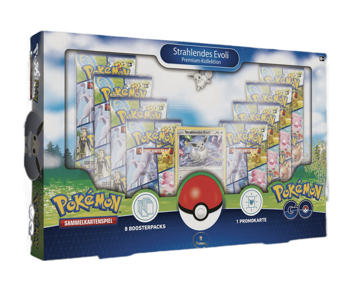 Pokémon GO |  Premium Collection - Radiant Eevee - Nur CHF 69.90! Jetzt kaufen auf fluxed.ch