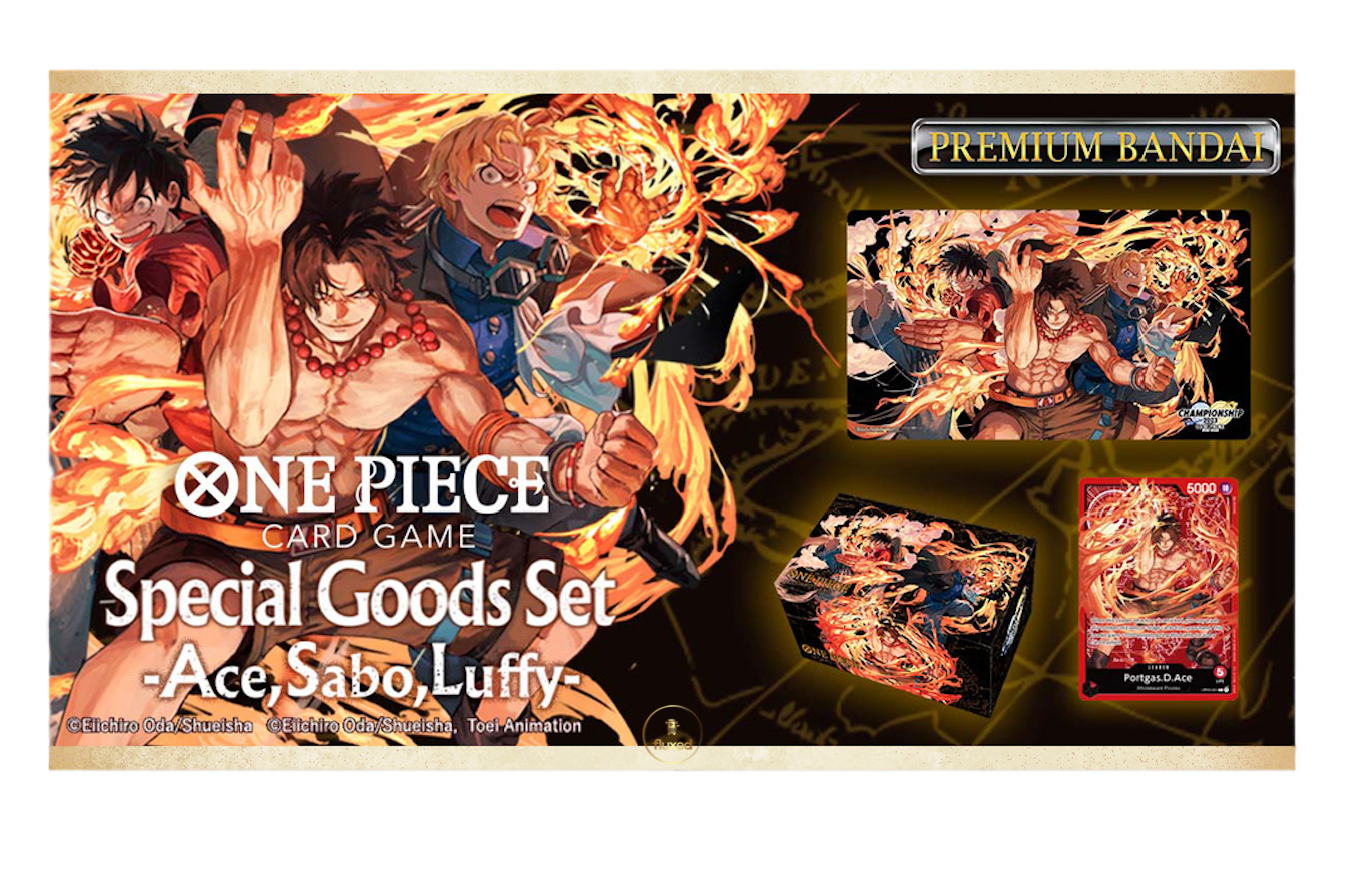 One Piece Card Game Special Goods Set -Ace/Sabo/Luffy - Nur CHF 59.90! Jetzt kaufen auf fluxed.ch